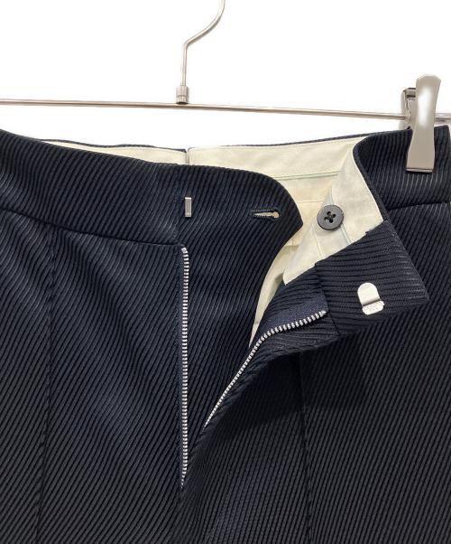 DRAWER（ドゥロワー）DRAWER (ドゥロワー) カルゼフロントステッチパンツ ブラック サイズ:36の古着・服飾アイテム