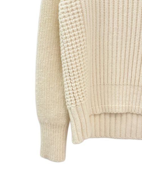 sacai（サカイ）sacai (サカイ) Wool Mohair Knit Pullover アイボリー サイズ:1の古着・服飾アイテム