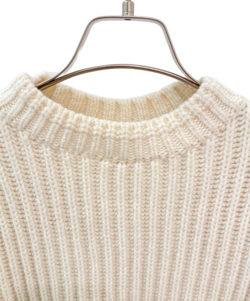 sacai（サカイ）sacai (サカイ) Wool Mohair Knit Pullover アイボリー サイズ:1の古着・服飾アイテム