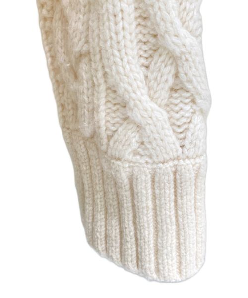sacai（サカイ）sacai (サカイ) Wool Mohair Knit Pullover アイボリー サイズ:1の古着・服飾アイテム