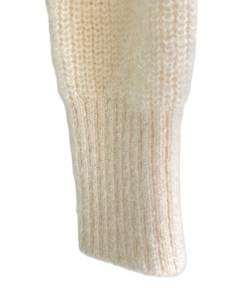 sacai（サカイ）sacai (サカイ) Wool Mohair Knit Pullover アイボリー サイズ:1の古着・服飾アイテム
