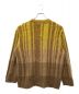 amachi. (アマチ) AY11-28 Vertical Gradation Knit イエロー×ブラウン サイズ:4 未使用品：18000円