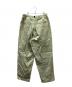 DESCENDANT (ディセンダント) CLASP TWILL TROUSERS/クラスプツウィルトローザーズ グリーン サイズ:2：7000円