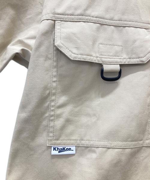 DESCENDANT（ディセンダント）DESCENDANT (ディセンダント) ANNGLER COTTON TWILL FISHING SS SHIRT OG カーキ サイズ:1の古着・服飾アイテム