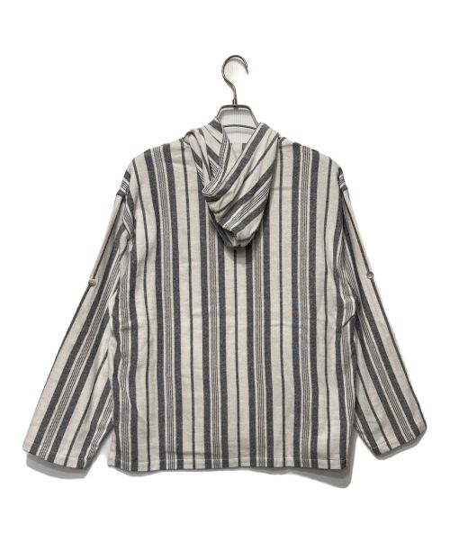 DESCENDANT（ディセンダント）DESCENDANT (ディセンダント) BAJA HOODED LS SHIRT ホワイト サイズ:1の古着・服飾アイテム
