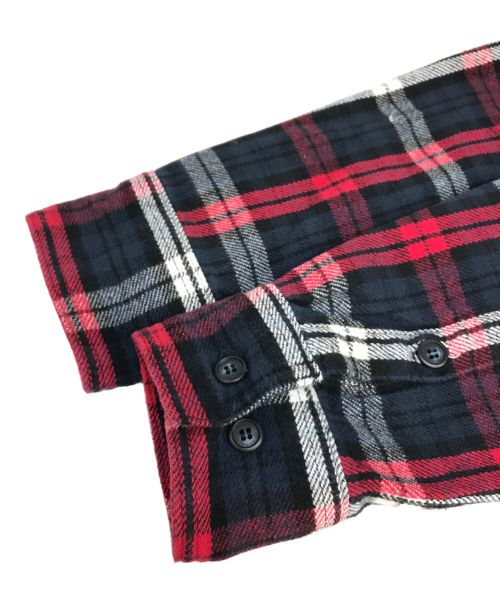 DESCENDANT（ディセンダント）DESCENDANT (ディセンダント) STONER HOODED LS SHIRT レッド サイズ:1の古着・服飾アイテム