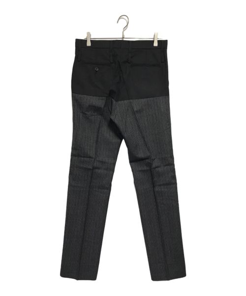 ensou.（エンソウ）ensou. (エンソウ) Blocking Trousers ブラック×チャコールグレー サイズ:M 未使用品の古着・服飾アイテム