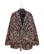 NICENESSナイスネス）の古着「Tapestry Printed Hunting Jacket(タペストリープリンテッド ハンティング ジャケット）」｜ブラウン