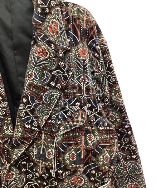 NICENESS（ナイスネス）NICENESS (ナイスネス) Tapestry Printed Hunting Jacket(タペストリープリンテッド ハンティング ジャケット） ブラウン サイズ:Ｌの古着・服飾アイテム