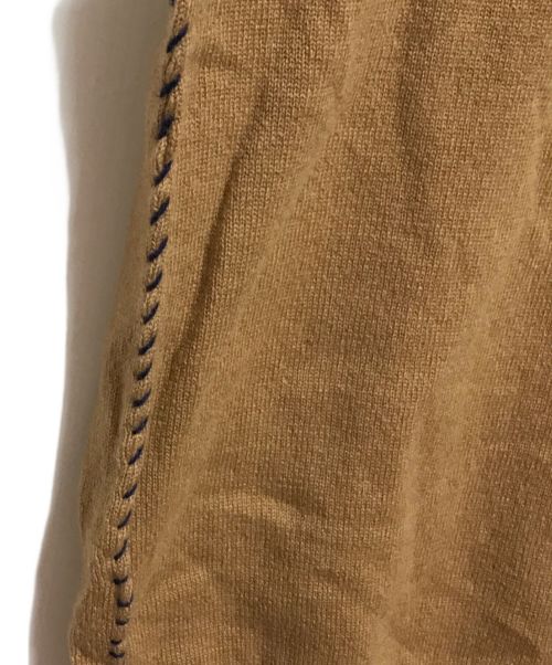 SUNSEA（サンシー）SUNSEA (サンシー) 22A54 Cashmere Pocket Vest キャメル サイズ:SIZE 3 未使用品の古着・服飾アイテム