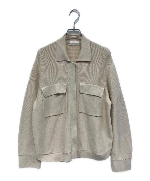 DES PRES（デ プレ）DES PRES (デ プレ) コットンニットポケッタブルブルゾン ベージュ サイズ:36の古着・服飾アイテム