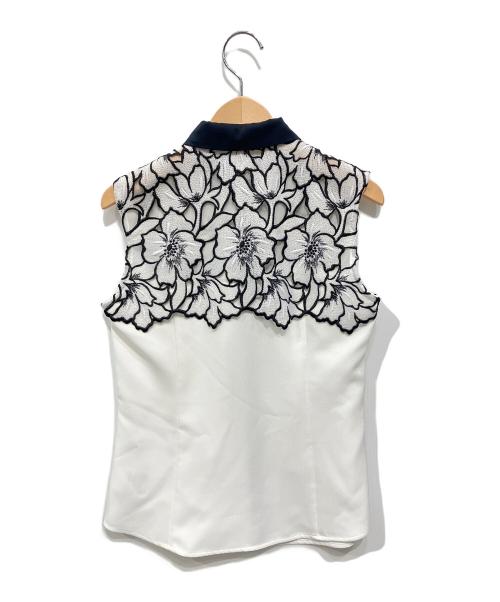 LOVELESS（ラブレス）LOVELESS (ラブレス) エンブロイダリーレースブラウス ホワイト サイズ:34の古着・服飾アイテム