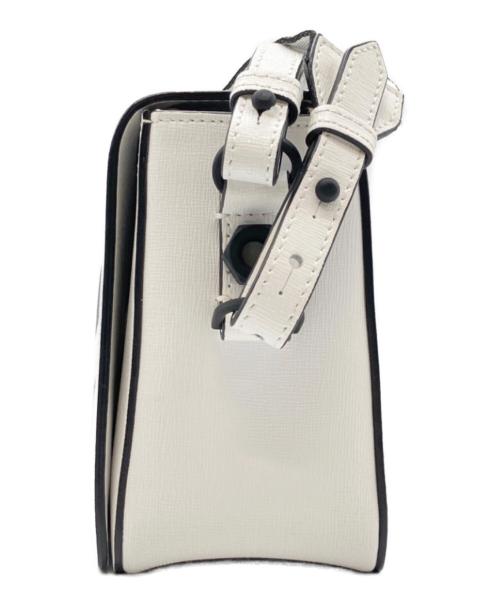 OFFWHITE（オフホワイト）OFFWHITE (オフホワイト) DIAG SQUARE FLAP BAG ホワイトの古着・服飾アイテム