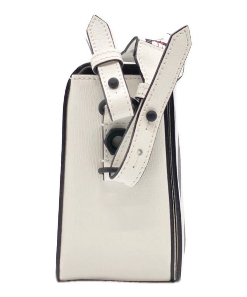 OFFWHITE（オフホワイト）OFFWHITE (オフホワイト) DIAG SQUARE FLAP BAG ホワイトの古着・服飾アイテム