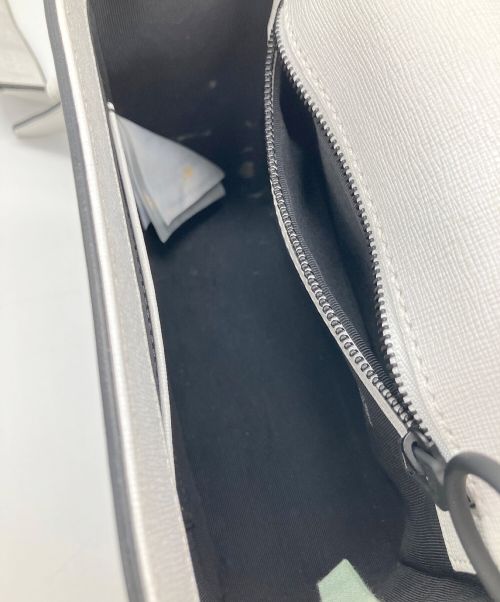 OFFWHITE（オフホワイト）OFFWHITE (オフホワイト) DIAG SQUARE FLAP BAG ホワイトの古着・服飾アイテム