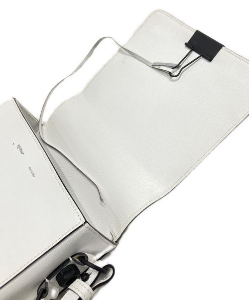 OFFWHITE（オフホワイト）OFFWHITE (オフホワイト) DIAG SQUARE FLAP BAG ホワイトの古着・服飾アイテム