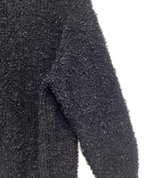 stola.（ストラ）stola. (ストラ) ファンシーヤーンニットカーディガン ブラック サイズ:Freeの古着・服飾アイテム