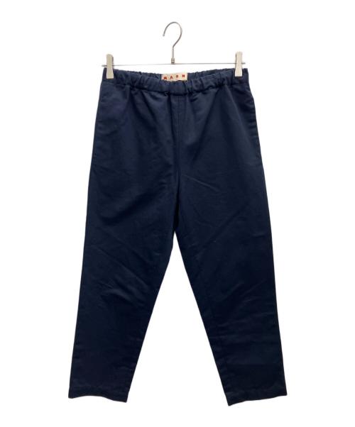 MARNI（マルニ）MARNI (マルニ) コットンリネン イージーパンツ ネイビー サイズ:38の古着・服飾アイテム