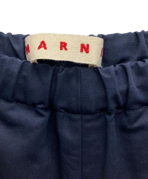 MARNI（マルニ）MARNI (マルニ) コットンリネン イージーパンツ ネイビー サイズ:38の古着・服飾アイテム