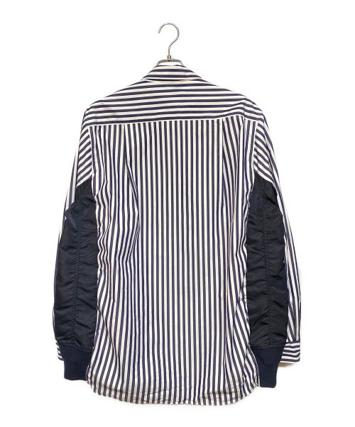 sacai（サカイ）sacai (サカイ) 24SS Cotton Poplin Shirt(コットンポプリンシャツ) ブルー サイズ:4の古着・服飾アイテム