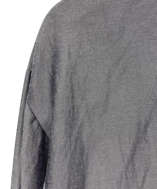 FRAY ID（フレイ アイディー）FRAY ID (フレイ アイディー) ソフトリボンタイブラウス グレー サイズ:Freeの古着・服飾アイテム