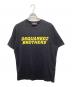 DSQUARED2（ディースクエアード）の古着「D2 BROTHERS Tシャツ」｜ブラック