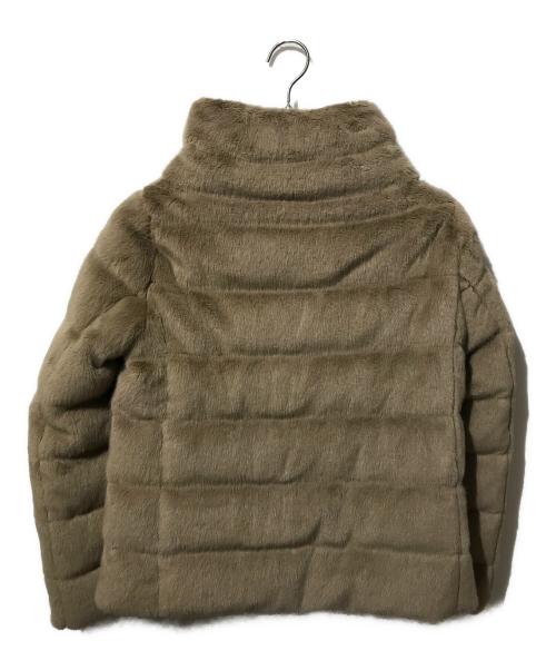 HERNO（ヘルノ）HERNO (ヘルノ) エコファーダウンジャケット ベージュ サイズ:38の古着・服飾アイテム