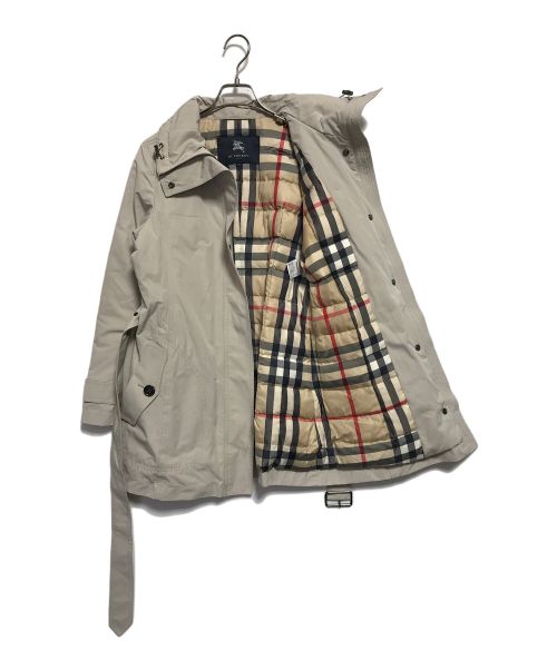 BURBERRY LONDON（バーバリーロンドン）BURBERRY LONDON (バーバリーロンドン) 裏ノバチェックダウンコート ベージュ サイズ:SIZE 38の古着・服飾アイテム