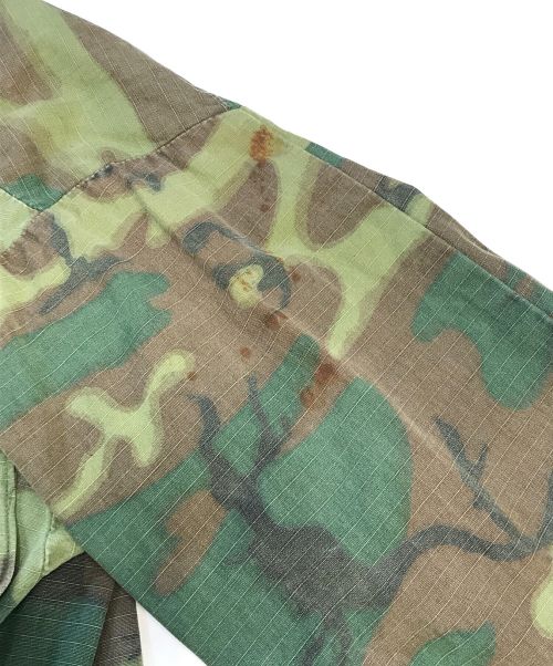 VINTAGE MILITARY（ヴィンテージ ミリタリー）VINTAGE MILITARY (ヴィンテージ ミリタリー) 70'sジャングルファティーグジャケット US ARMY グリーン サイズ:X-SMALL-REGULARの古着・服飾アイテム