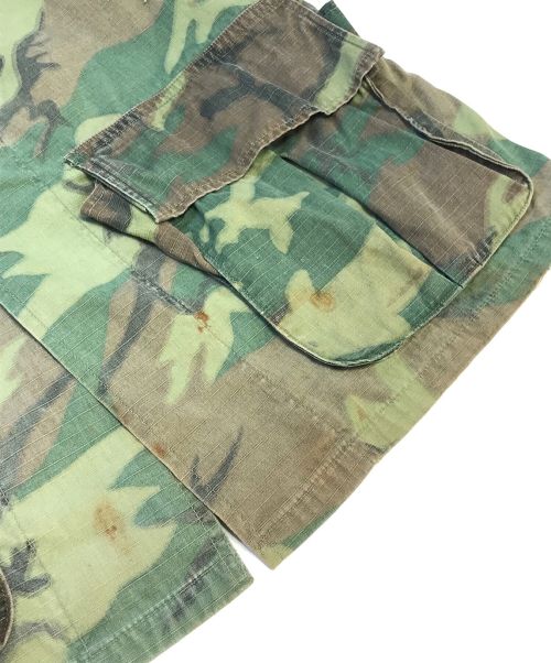 VINTAGE MILITARY（ヴィンテージ ミリタリー）VINTAGE MILITARY (ヴィンテージ ミリタリー) 70'sジャングルファティーグジャケット US ARMY グリーン サイズ:X-SMALL-REGULARの古着・服飾アイテム