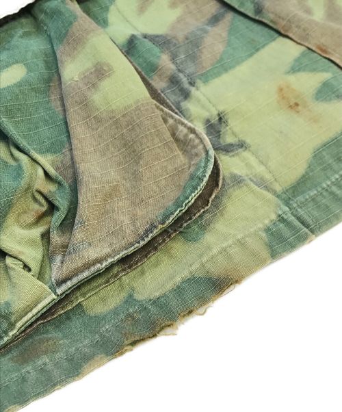 VINTAGE MILITARY（ヴィンテージ ミリタリー）VINTAGE MILITARY (ヴィンテージ ミリタリー) 70'sジャングルファティーグジャケット US ARMY グリーン サイズ:X-SMALL-REGULARの古着・服飾アイテム