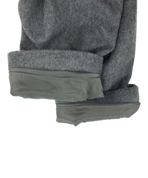 BLACK by moussy（ブラックバイマウジー）BLACK by moussy (ブラックバイマウジー) stand collar wool coat グレー サイズ:2の古着・服飾アイテム