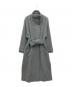 BLACK by moussy（ブラックバイマウジー）の古着「stand collar wool coat」｜グレー