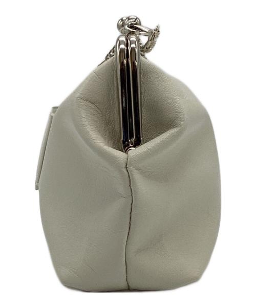 beautiful people（ビューティフルピープル）beautiful people (ビューティフルピープル) oblong clasp pouch ホワイトの古着・服飾アイテム