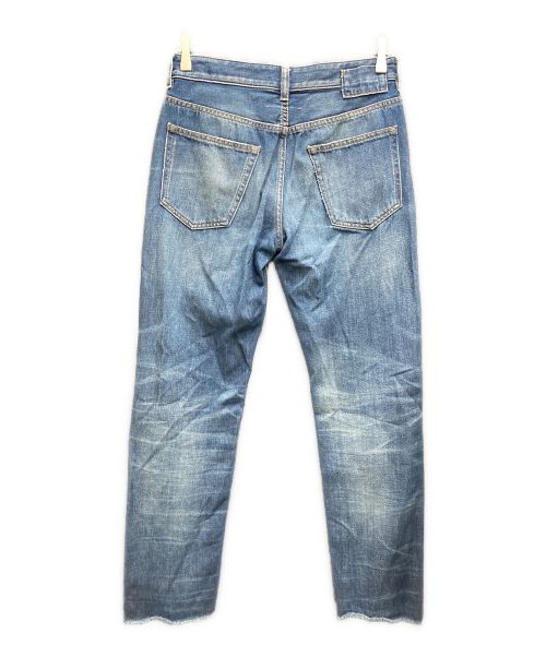 MM6 Maison Margiela（エムエムシックスメゾンマルジェラ）MM6 Maison Margiela (エムエムシックス メゾンマルジェラ) カットオフ加工デニムパンツ ブルー サイズ:40の古着・服飾アイテム