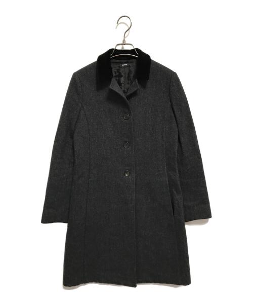 JIL SANDER NAVY（ジルサンダー ネイビー）JIL SANDER NAVY (ジルサンダー ネイビー) チェスターコート グレー サイズ:SIZE 32の古着・服飾アイテム