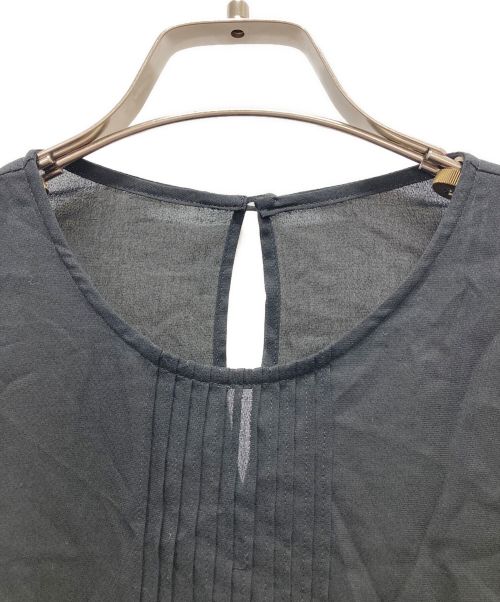 ADORE（アドーア）ADORE (アドーア) シフォンドビーワンピース ブラック サイズ:38の古着・服飾アイテム