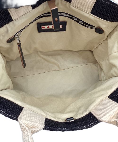 MARNI（マルニ）MARNI (マルニ) 2WAYカゴバッグ ブラックの古着・服飾アイテム