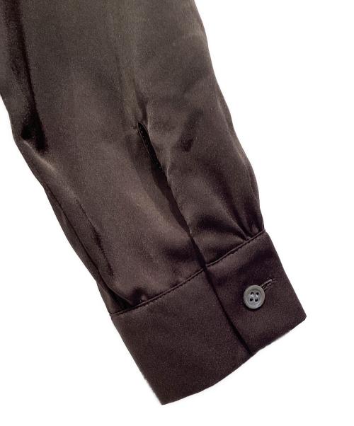 theory luxe（セオリーリュクス）theory luxe (セオリーリュクス) ボウタイブラウス ブラウン サイズ:38の古着・服飾アイテム