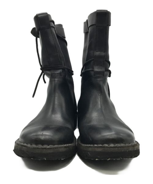 DIESEL Black Gold（ディーゼル ブラック ゴールド）DIESEL Black Gold (ディーゼル ブラック ゴールド) コンバットブーツ ブラック サイズ:41の古着・服飾アイテム