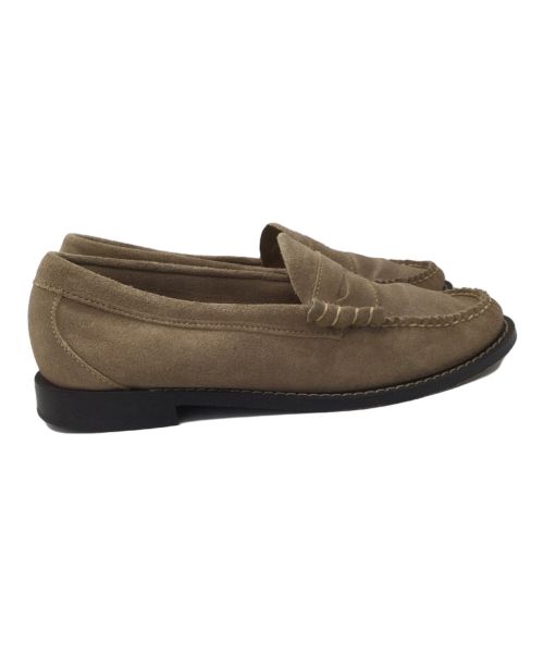 G.H.BASS（ジーエイチバス）G.H.BASS (ジーエイチバス) LARSON ペニーローファー SAND SUEDE ブラウン サイズ:8.5の古着・服飾アイテム
