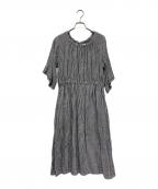 fog linen workフォグリネンワーク）の古着「リネンワンピース」｜ブラック