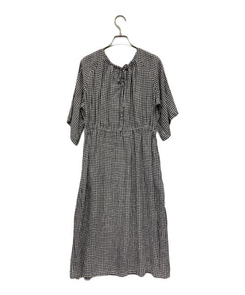 fog linen work（フォグリネンワーク）fog linen work (フォグリネンワーク) リネンワンピース ブラック サイズ:不明の古着・服飾アイテム