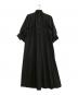 ENFOLD (エンフォルド) Comfortable Twill スタンド フレアDRESS ブラック サイズ:38：22000円