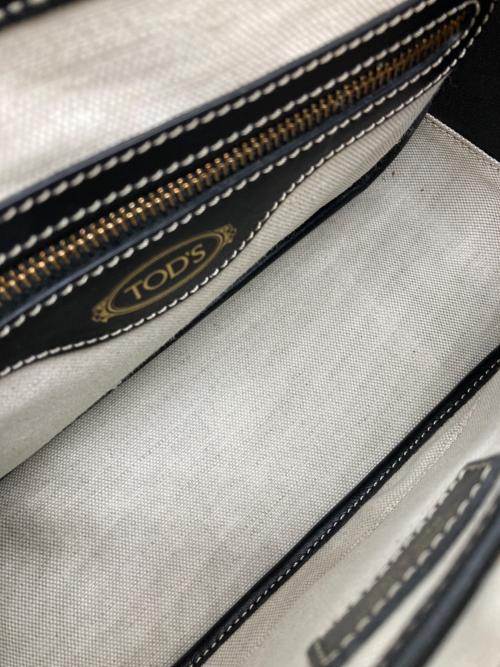 TOD'S（トッズ）TOD'S (トッズ) ｷｬﾝﾊﾞｽ・ﾚｰｻﾞｰﾎｰﾎﾞｰﾊﾞｯｸﾞ サイズ:表記なしの古着・服飾アイテム