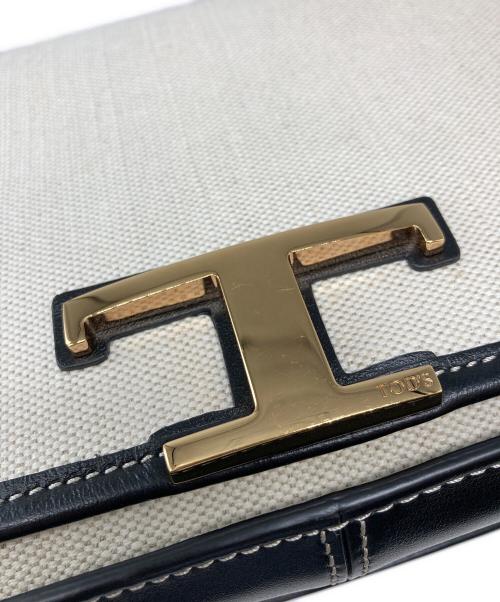 TOD'S（トッズ）TOD'S (トッズ) ｷｬﾝﾊﾞｽ・ﾚｰｻﾞｰﾎｰﾎﾞｰﾊﾞｯｸﾞ サイズ:表記なしの古着・服飾アイテム