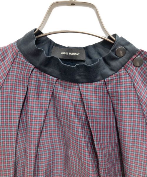 ISABEL MARANT（イザベルマラン）ISABEL MARANT (イザベルマラン) バックファスナーワンピース ネイビー サイズ:34の古着・服飾アイテム