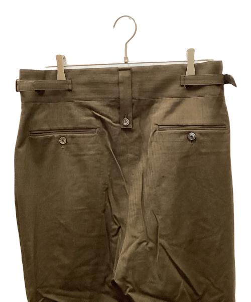 NEAT（ニート）NEAT (ニート) GIZA MOLESKIN LIGHT BELTLESS /ギザモルスキンライトベルトレス ブラウン サイズ:Lの古着・服飾アイテム