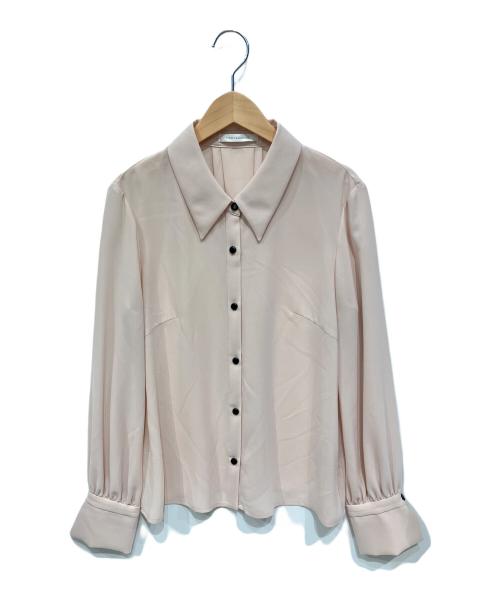 Pinky & Dianne（ピンキーアンドダイアン）Pinky & Dianne (ピンキーアンドダイアン) バイカラータイブラウス ベージュ サイズ:38の古着・服飾アイテム