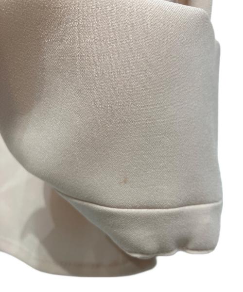 Pinky & Dianne（ピンキーアンドダイアン）Pinky & Dianne (ピンキーアンドダイアン) バイカラータイブラウス ベージュ サイズ:38の古着・服飾アイテム